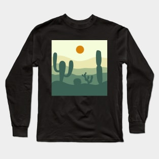 green desert Long Sleeve T-Shirt